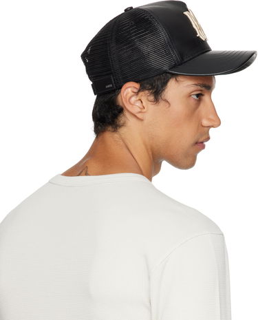 Šiltovka AMIRI AMIRI MA Leather Trucker Cap Čierna | AMHATR1039, 2