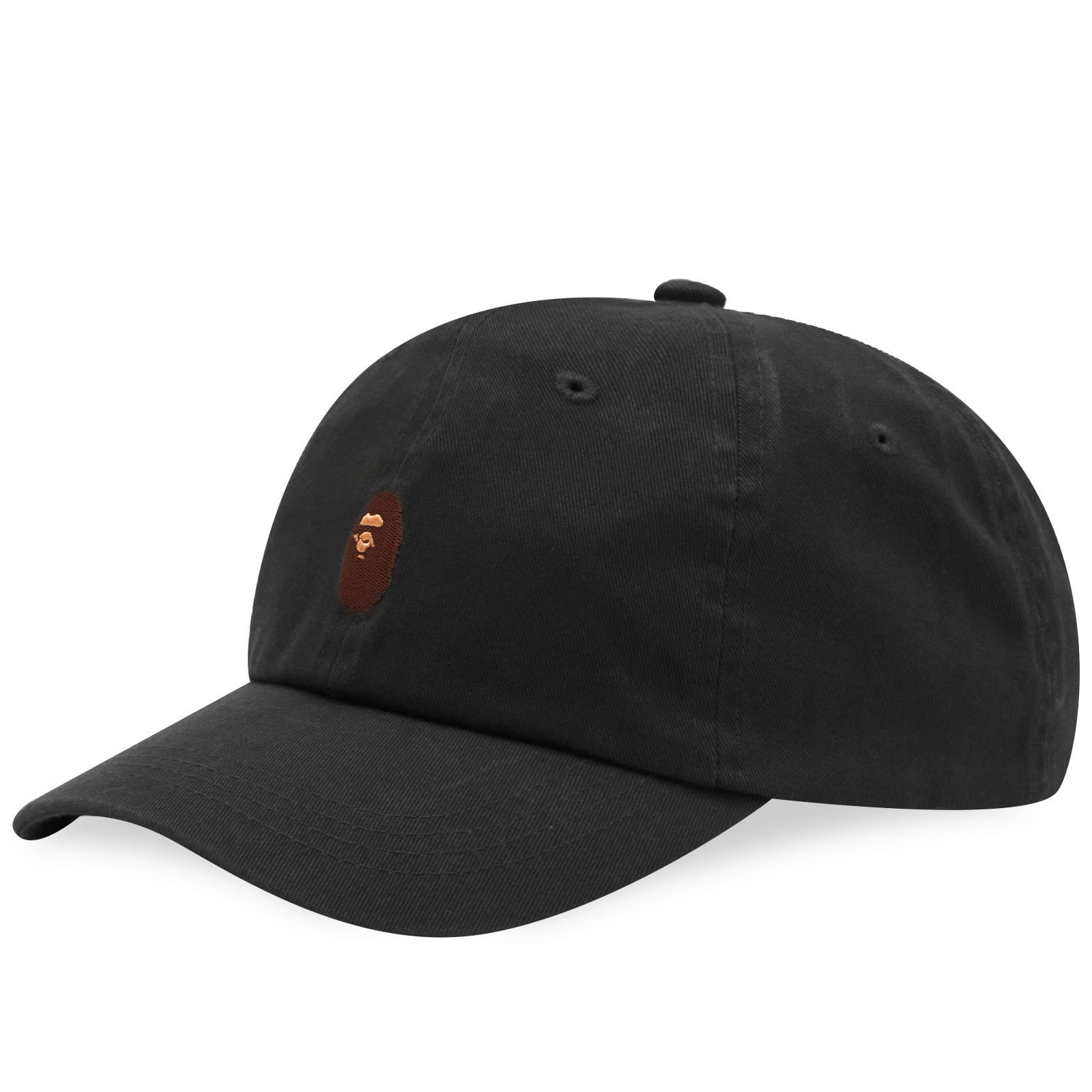 One Point Panel Cap Black