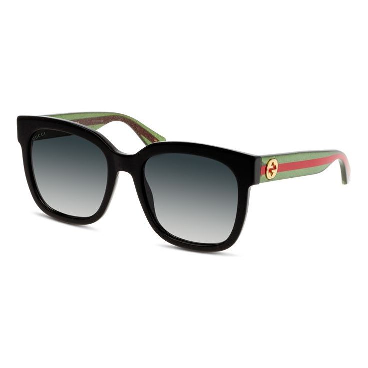 Slnečné okuliare Gucci Gucci Square Frame Sunglasses with Webbing undefined | GG0034S