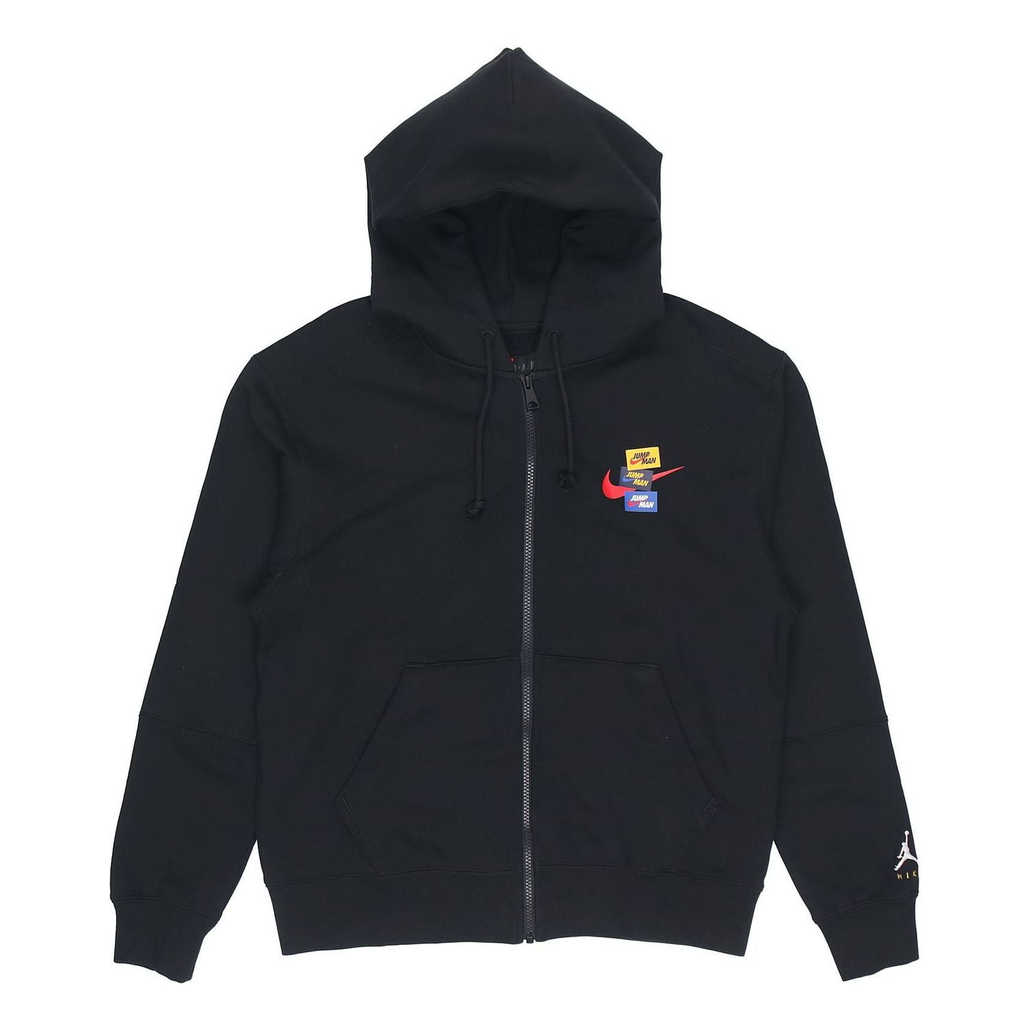 Mikina Jordan Air Jordan Woven Label Logo Hooded Jacket Čierna | DH7727-010, 0