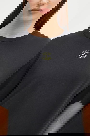 Crop Top Columbia Cropped T-Shirt Wallowa with STOP & LOOK Embroidery Čierna | 2090941, 3