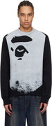 A Bathing Ape Ape Head Over Print Sweatshirt