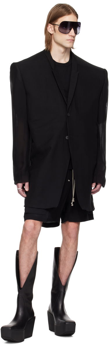Bunda Rick Owens Rick Owens Tatlin Blazer Čierna | RR01E5752 S, 3