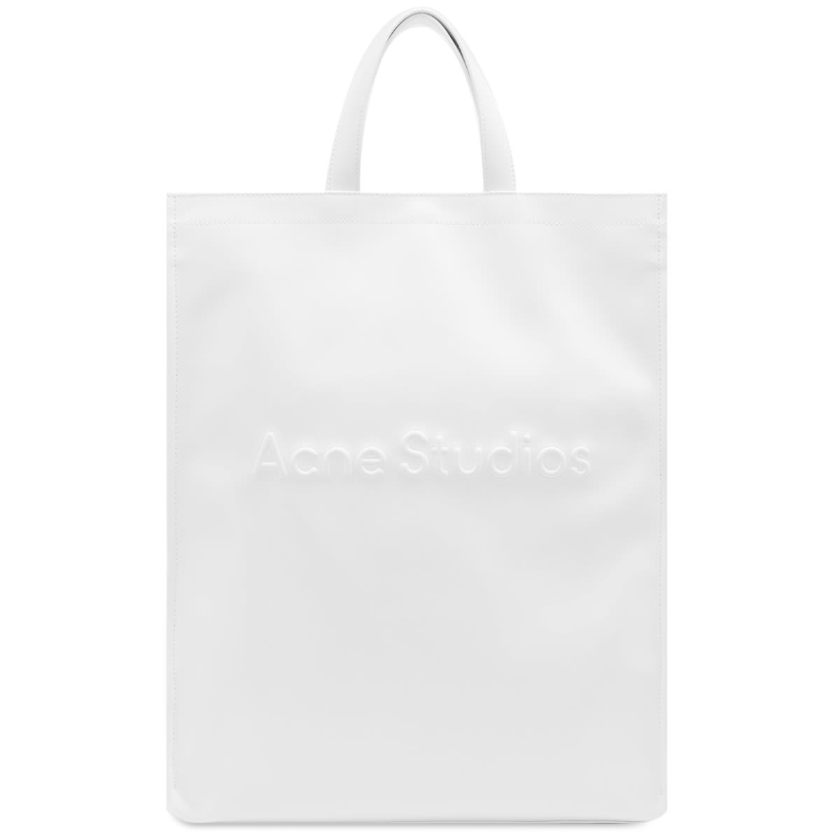Tote bag Acne Studios Logo Shopper Tote Bag Biela | C10162-100, 0