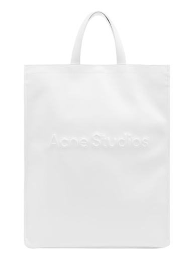 Tote bag Acne Studios Logo Shopper Tote Bag Biela | C10162-100