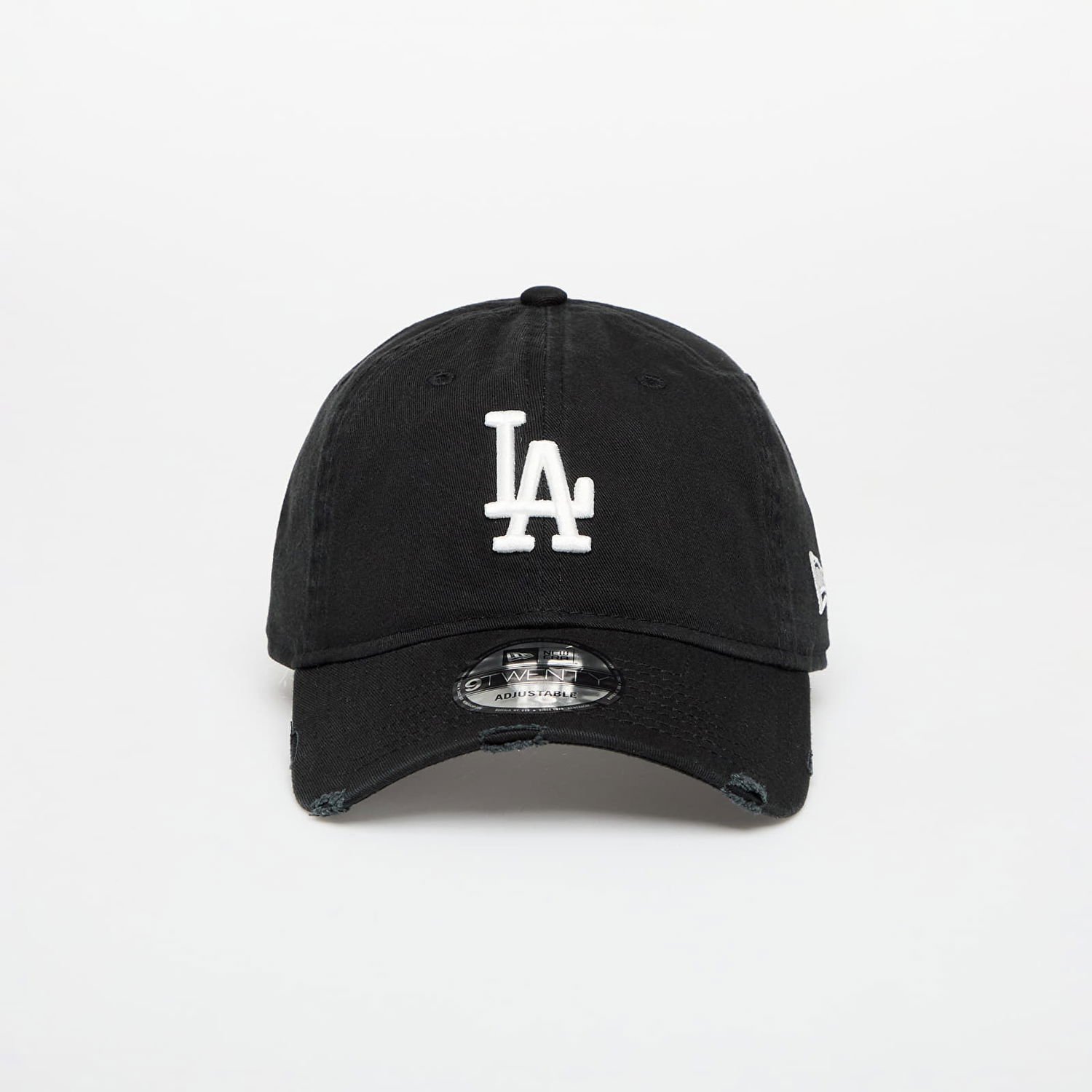 Šiltovka New Era Distressed 9TWENTY Los Angeles Dodgers Adjustable Cap Čierna | 60595229, 0