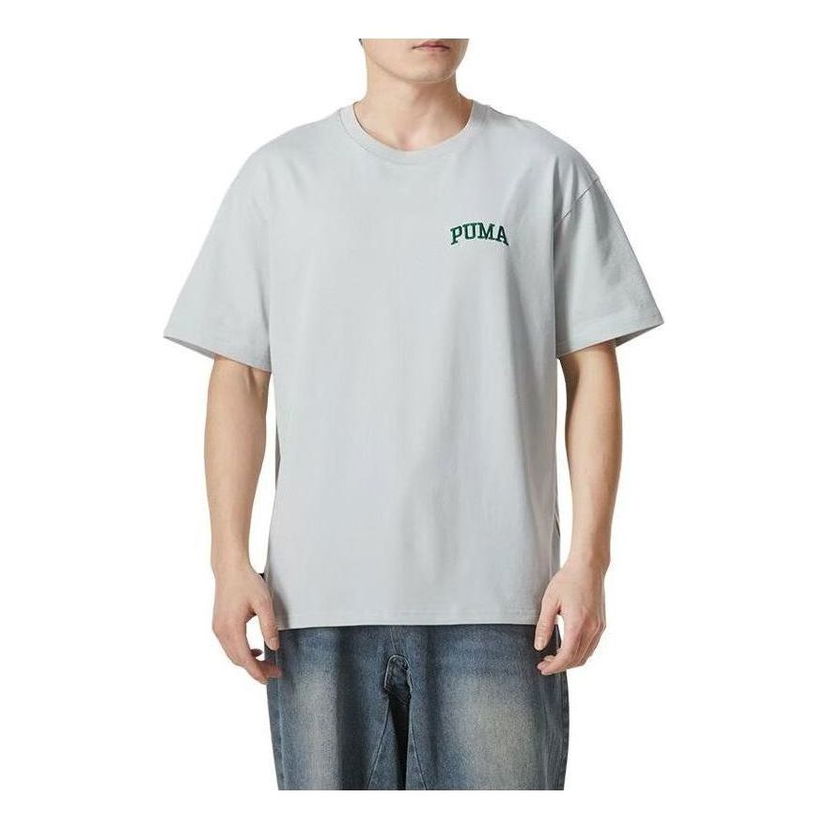 Tričko Puma Logo Graphic T-Shirt Šedá | 630352-10