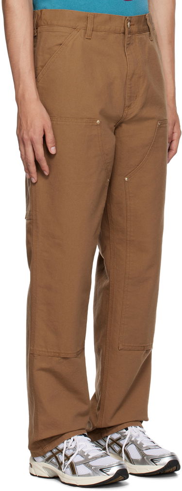 Cargo nohavice Carhartt WIP Double Knee Work Trousers Hnedá | I031501, 1