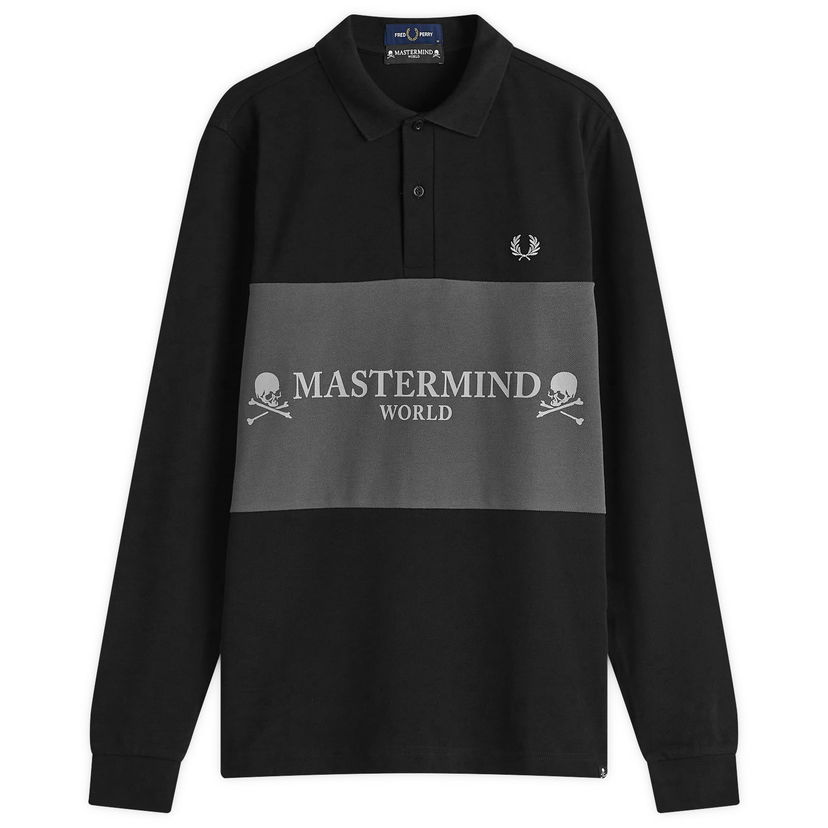 Polo tričko Fred Perry Long Sleeve Polo Shirt Čierna | SM8175-BLK