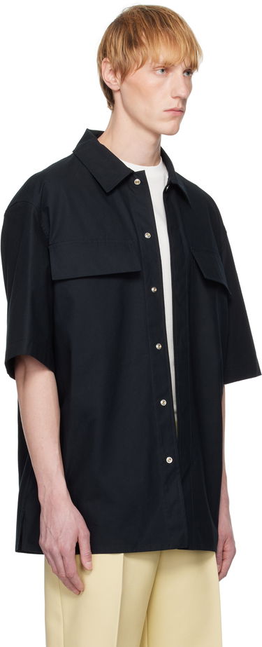 Košeľa Jil Sander Jil Sander Cotton Short Sleeve Shirt Čierna | J47DL0163_J45296, 1