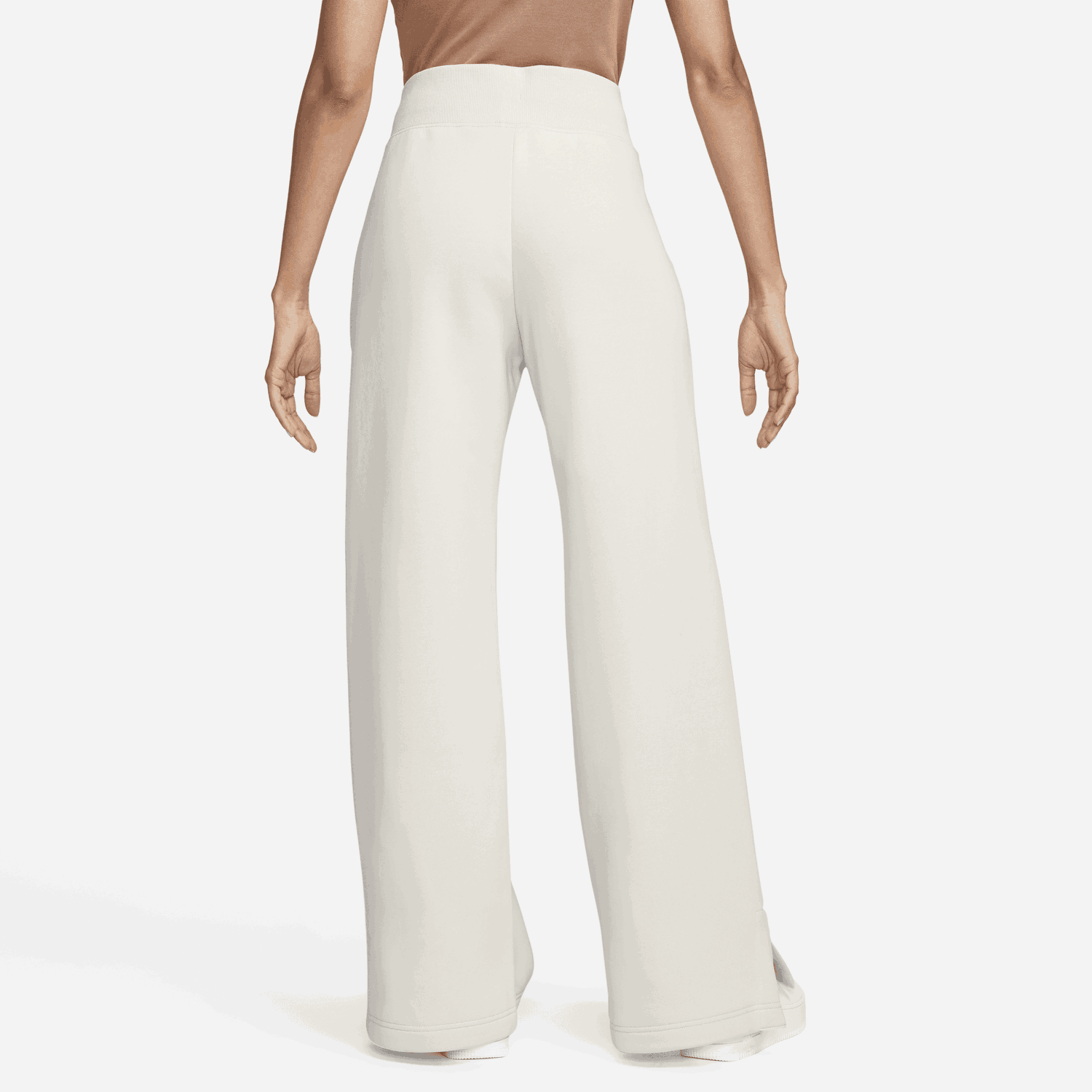 Tepláky Nike Sportswear Phoenix Fleece High-Waisted Wide Leg Tracksuit Bottoms Biela | DQ5615-104, 1