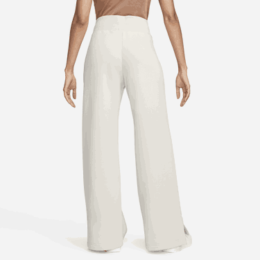 Tepláky Nike Sportswear Phoenix Fleece High-Waisted Wide Leg Tracksuit Bottoms Biela | DQ5615-104, 1