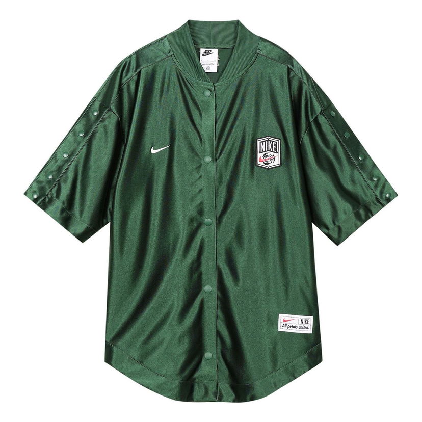 Košeľa Nike Sportswear Snap-Button Shirt Zelené | FQ0700-323