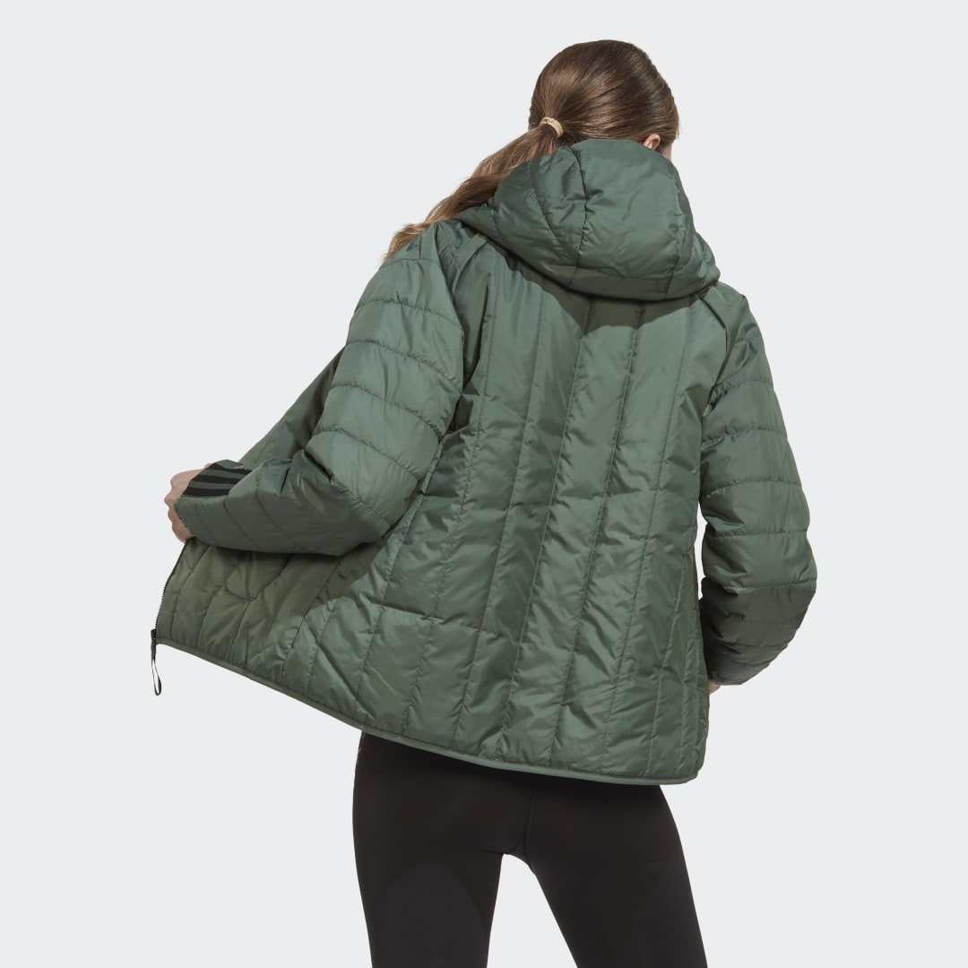 Bunda adidas Originals Itavic 3-Stripes Light Hooded Jacket Zelené | HG8728, 1
