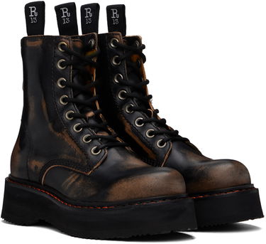 Oblečenie R13 R13 Single Stack Boots Čierna | R13WS025-R01, 3