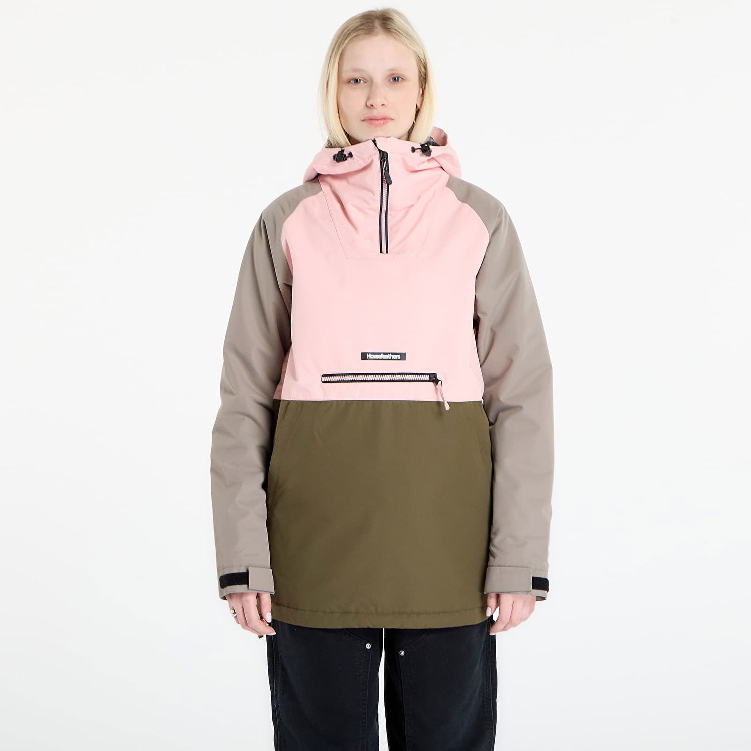 Vetrovka Horsefeathers Fiora Color Block Hooded Anorak Jacket Rôznofarebný | OW230E, 0