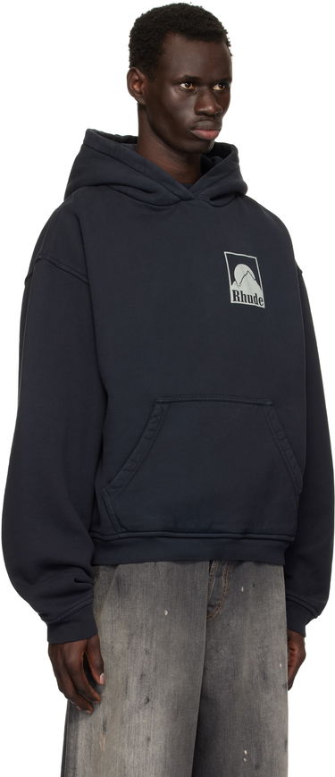 Mikina Rhude Rhude Moonlight Badge Hoodie Navy | RHPS25HO05012, 1