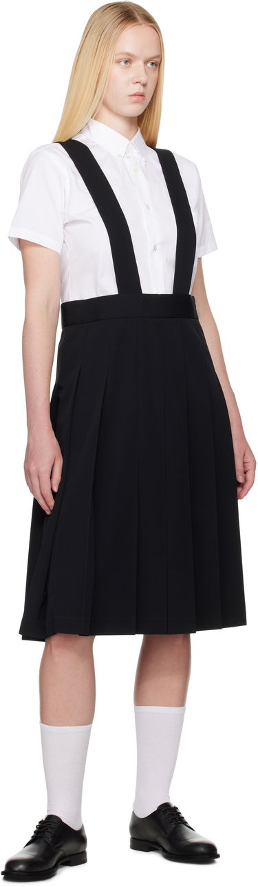 Sukňa Comme des Garçons Girl Pleated Pinafore Midi Skirt Čierna | NZ-A007-051-1, 3
