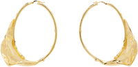 'The Chloé Flower Soul' Sculptural Hoop Earrings