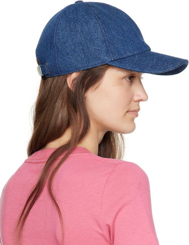 Šiltovka CHLOÉ Chloé 'The Chloé' Iconic Denim Baseball Cap Modrá | CHC25SD019GDN, 2