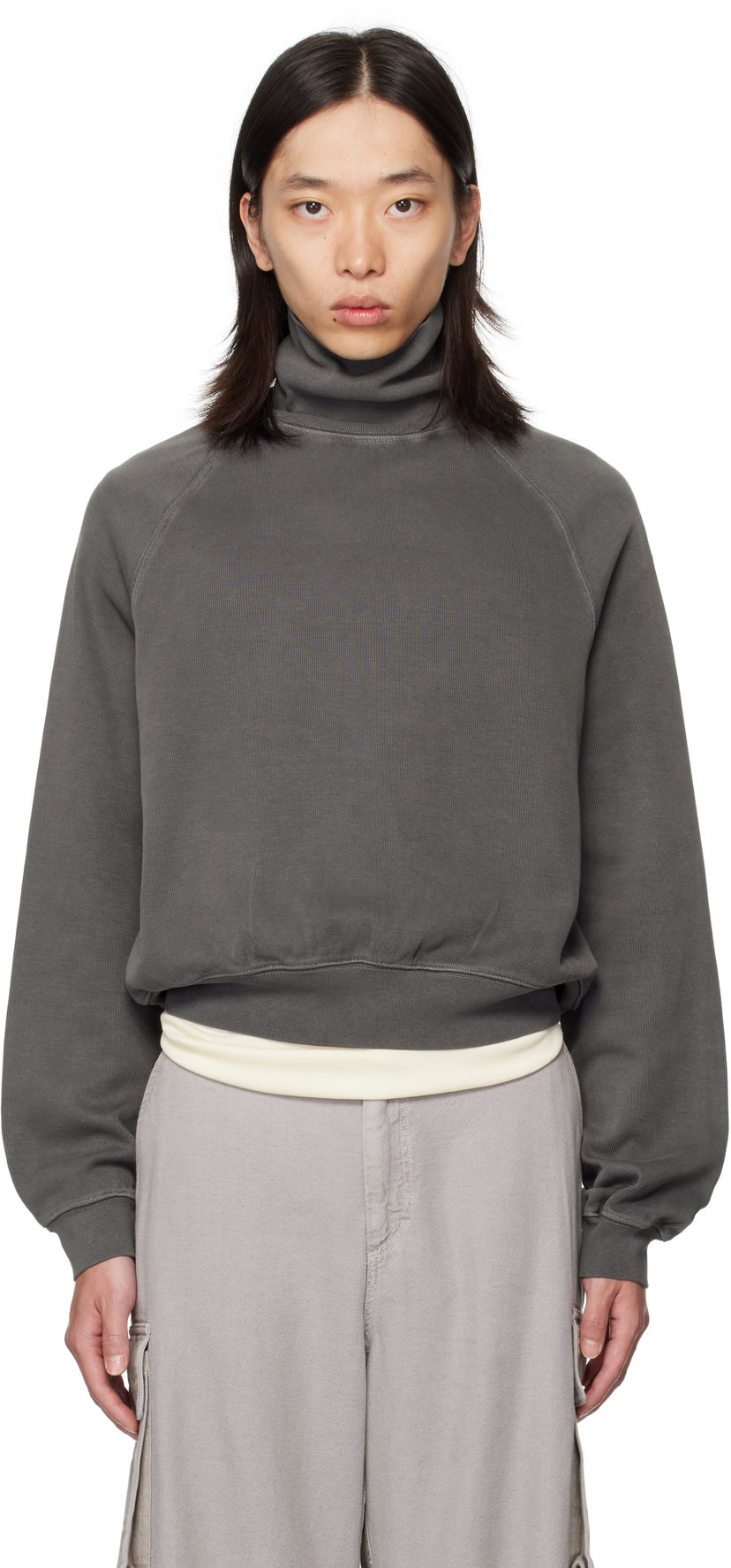 Sveter OUR LEGACY Scholar Rollneck Turtleneck Šedá | M4256SW