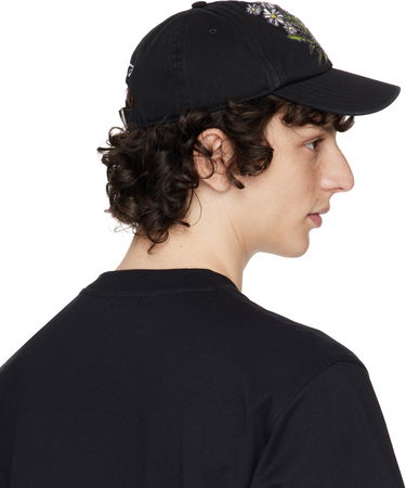 Šiltovka Burberry Burberry Daisy 'B' Gabardine Baseball Cap Čierna | 8103762, 4