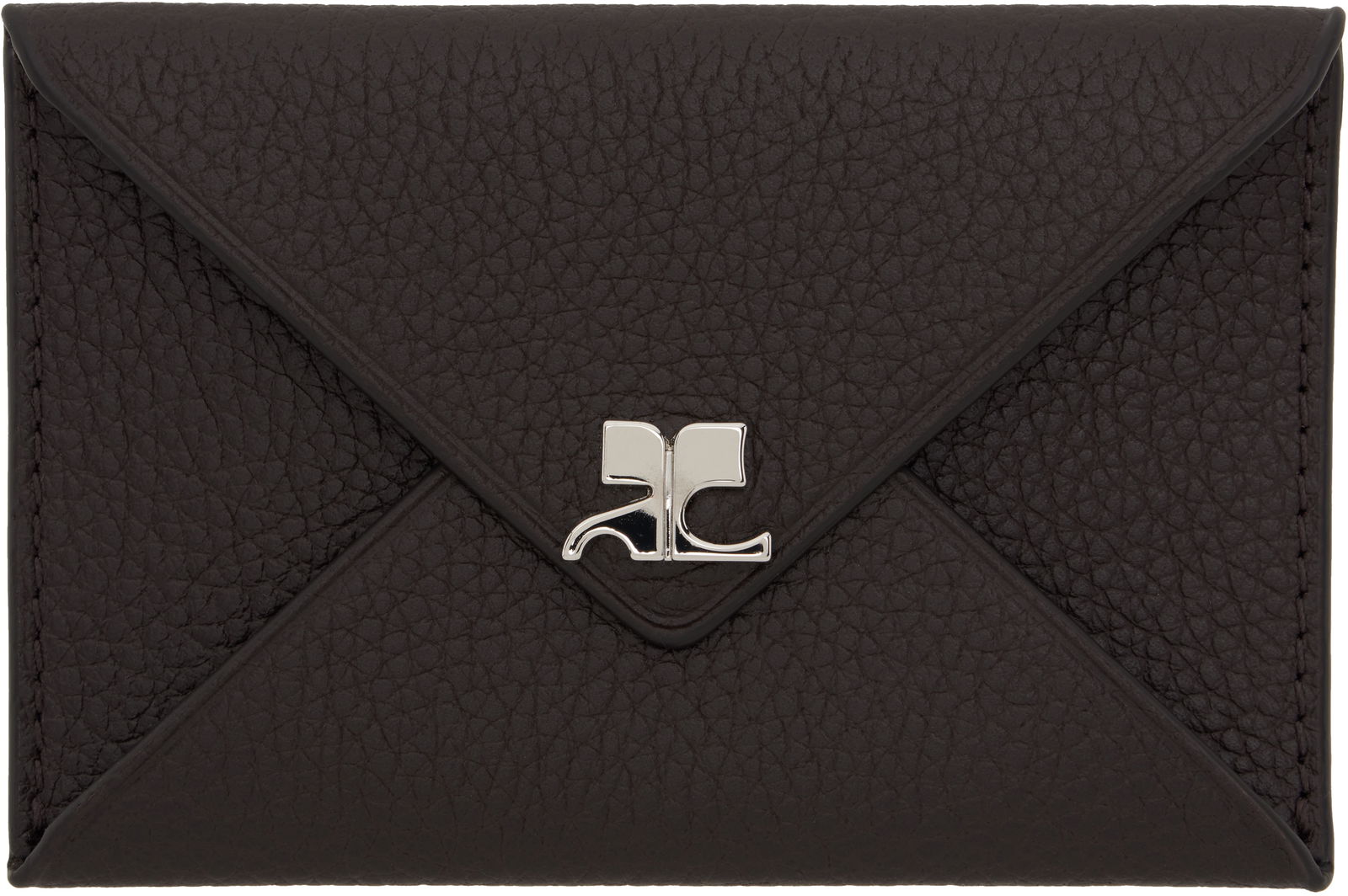 Grained Leather Card Holder