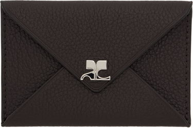 Peňaženka Courrèges Grained Leather Card Holder Hnedá | 124GPM011CV0016, 0