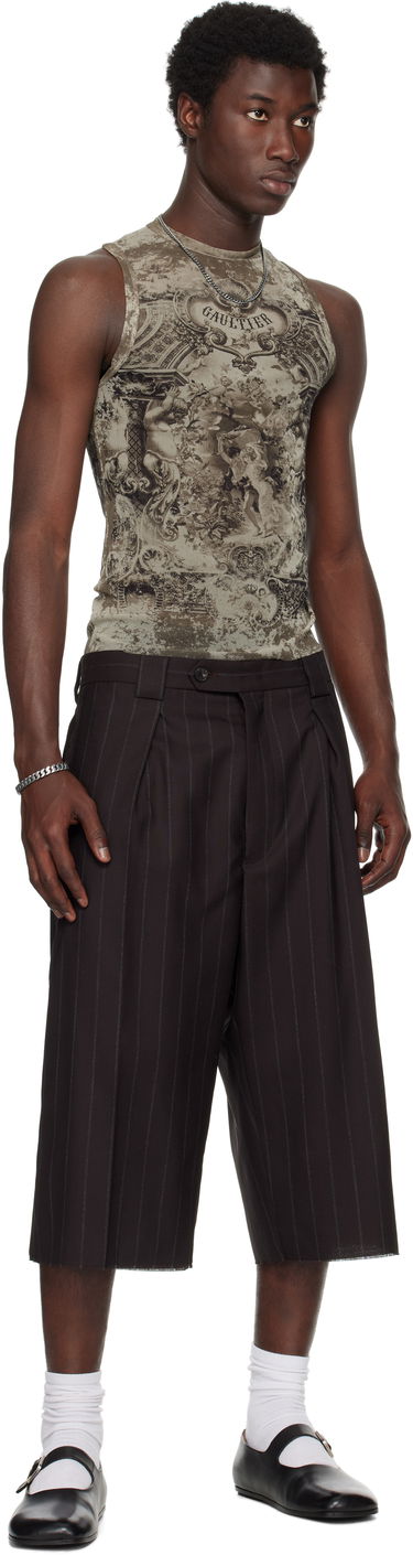 Tielko Jean Paul Gaultier Jean Paul Gaultier Oversized Medallion Tank Top Zelené | 25/03-W-TO304-M006P-6965, 3