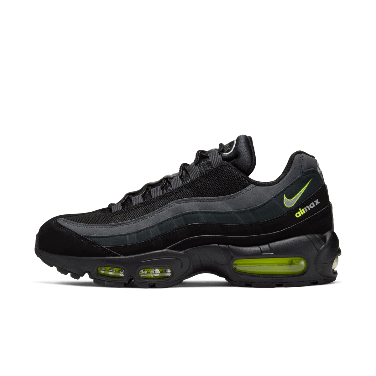 Tenisky a topánky Nike Air Max 95 Retro Logo "Black Grey Volt" Čierna | CV1635-002, 0