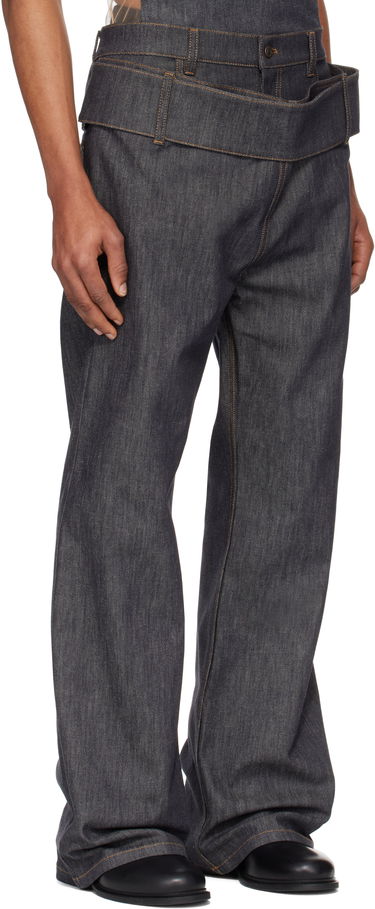 Džínsy Courrèges Courrèges Double Belt Jeans Modrá | 125DPA287DE0035, 1