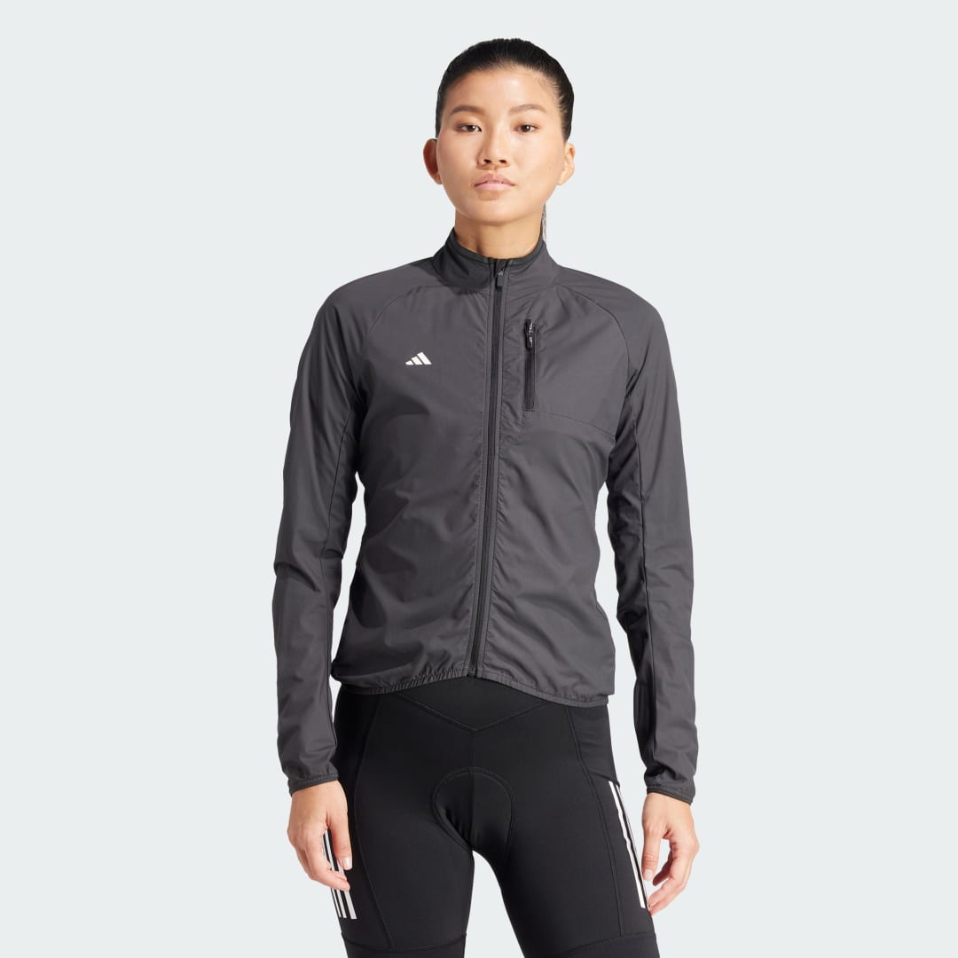 Vetrovka adidas Performance WIND.RDY Cycling Jacket Šedá | IK5674, 0