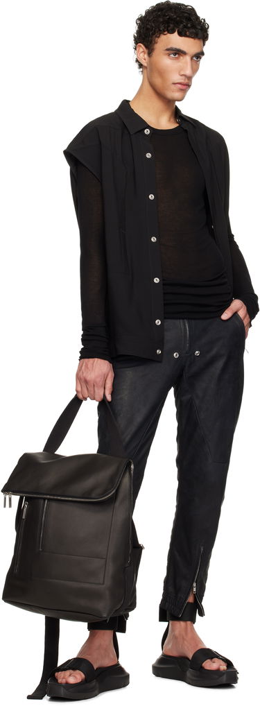 Batoh Rick Owens Rick Owens Hollywood Cargo Backpack Čierna | RA01E0670 LCN, 3