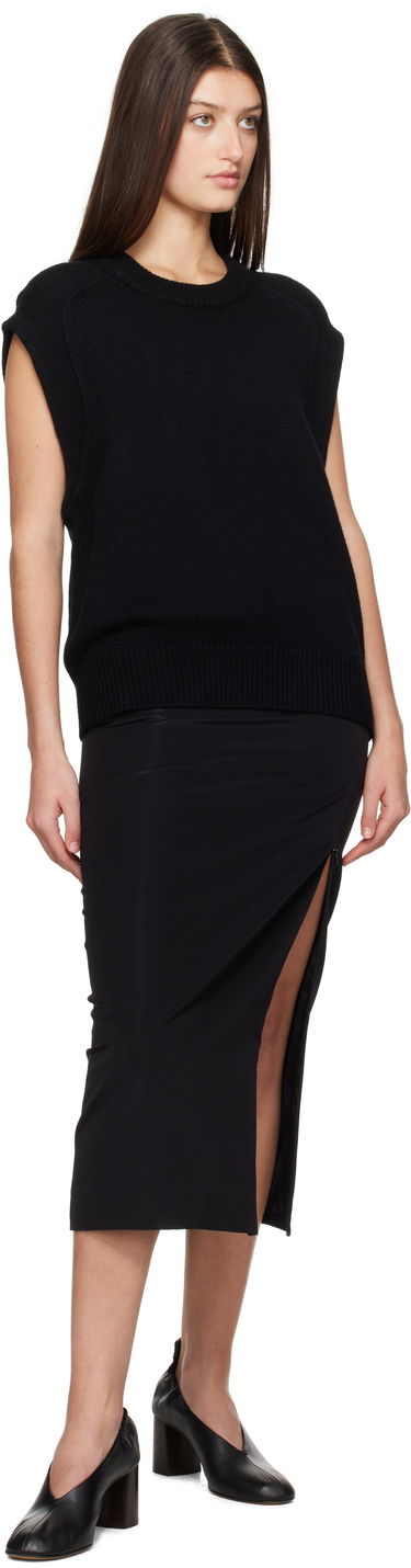 Sveter Loulou de Saison Loulou de Saison Mari Sleeveless Knit Top Čierna | MARI, 3