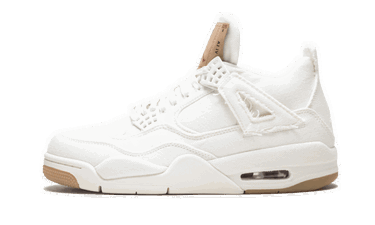 Tenisky a topánky Jordan Levi's x Air Jordan 4 Retro ''White Denim'' Biela | AO2571-100, 0