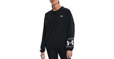 Mikina Under Armour Sweatshirt Woven Graphic Čierna | 1369891-001, 1