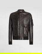 Dolce & Gabbana Lambskin Bomber Jacket