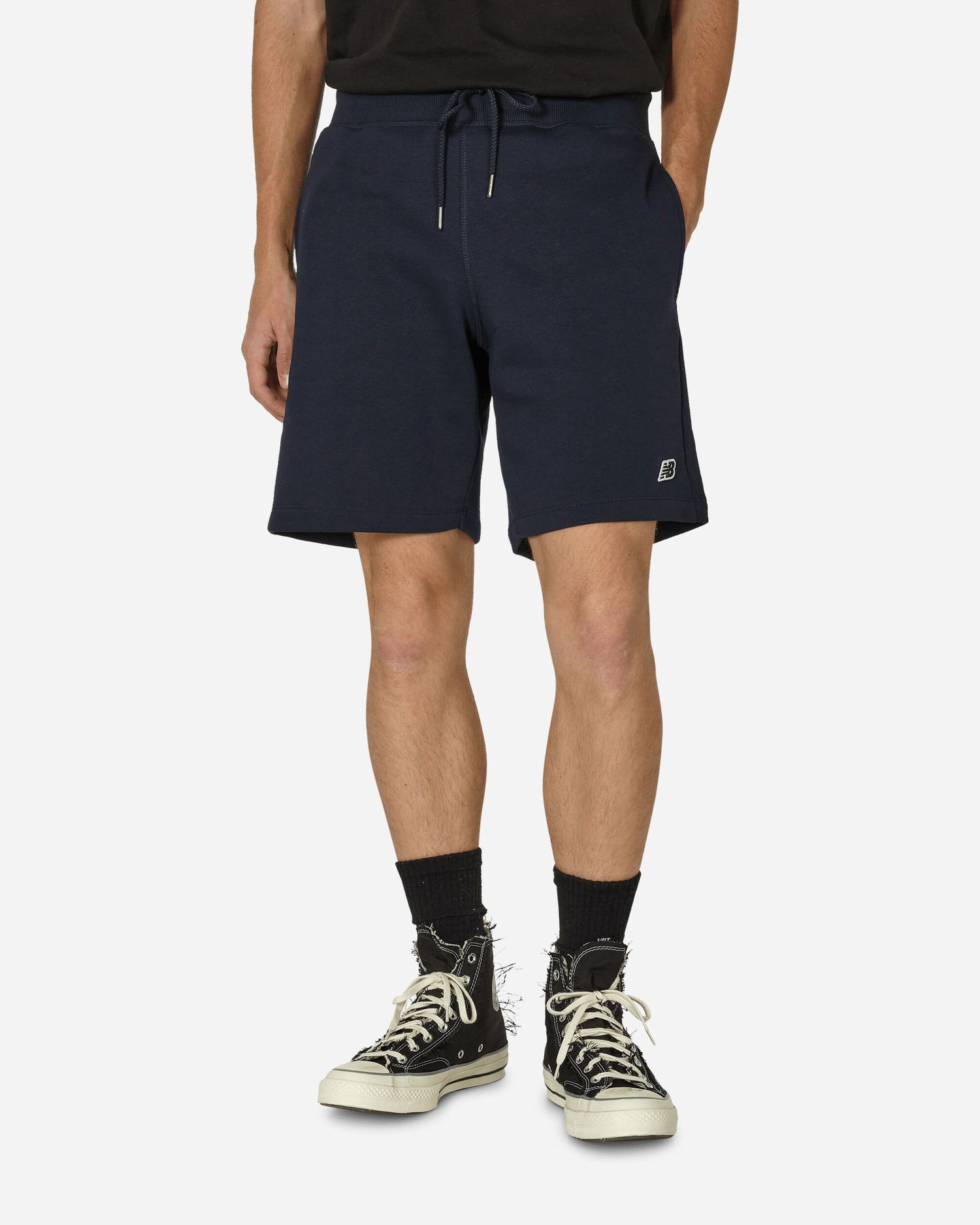 Šortky New Balance Small Logo Sweatshorts "Eclipse" Navy | MS23600ECL, 1