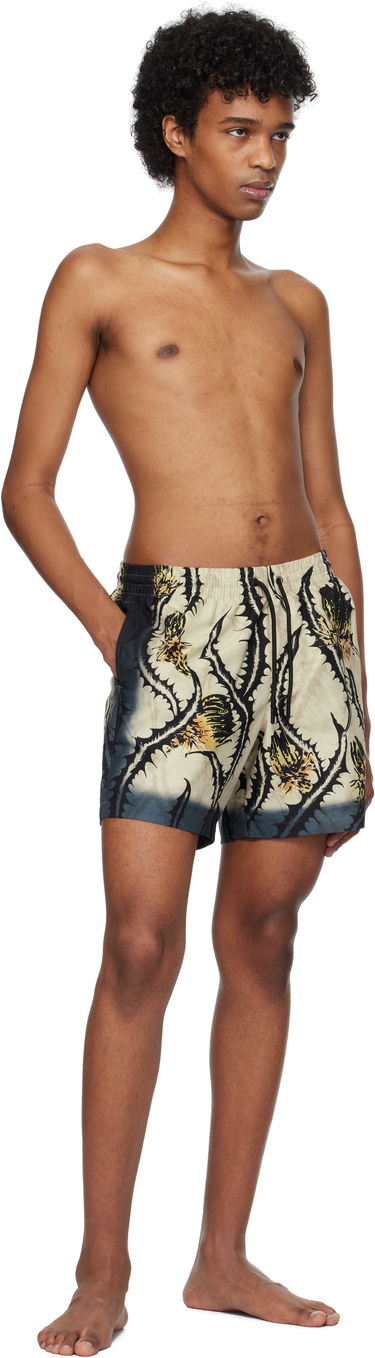 Plavky Dries Van Noten Dries Van Noten Printed Swim Shorts Béžová | 251-022500-1436, 3