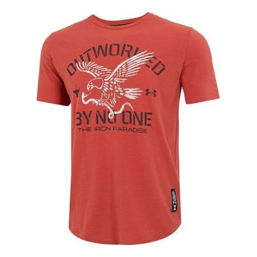 Tričko Under Armour Project Rock Outworked Graphic T-Shirt Červená | 1370490-635, 0