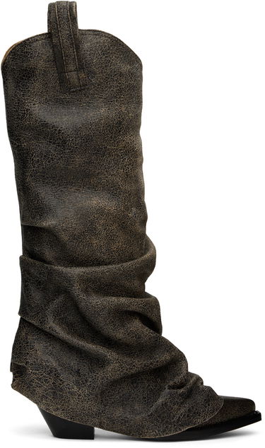 Oblečenie R13 R13 Mid Cowboy Sleeve Boots Hnedá | R13S0107-S131A, 0