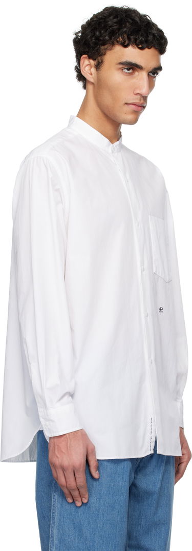 Košeľa NANAMICA Nanamica Band Collar Shirt Biela | S25SG092U, 1