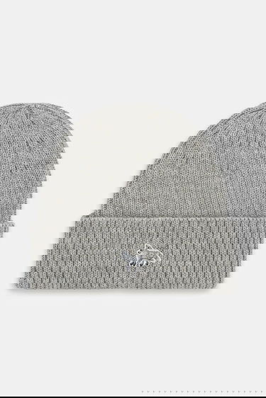 Kulicha MAISON KITSUNÉ Baby Fox Beanie Šedá | PW06102KT1022, 0