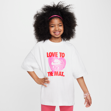 Tričko Nike Nike Sportswear Big Kids' T-Shirt Biela | HM6323-100, 0