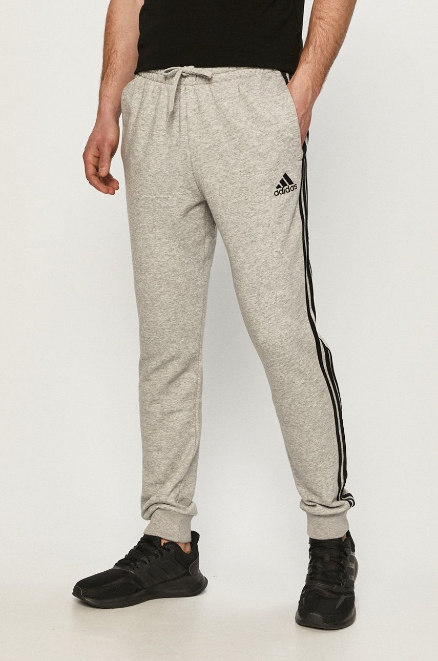 Tepláky adidas Performance Essentials Tappered Cuff Šedá | GK8889, 0