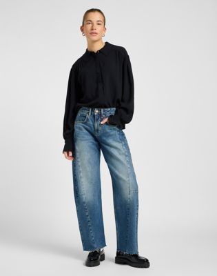 Košeľa Lee Regular Statement Collar Shirt Unionall Čierna | 112371292, 1