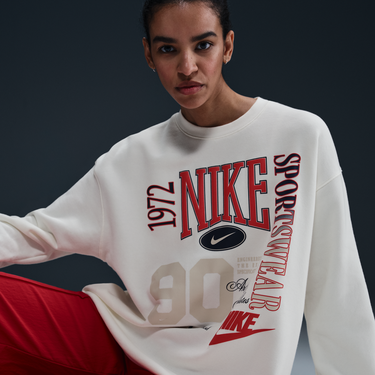Mikina Nike Nike Sportswear Crewneck Sweatshirt Biela | HF9491-133, 2