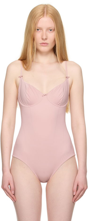 Body SKIMS SKIMS Retro Shapewear Demi Brief Bodysuit Ružová | BD-BRF-7924W, 0