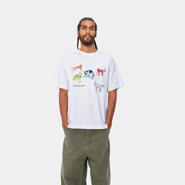 Tričko Carhartt WIP Ollie Mac Huskies T-Shirt Biela | I032410_02_XX, 0