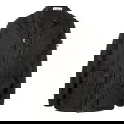 Stone Island Logo Patch Button Fastening Jacket